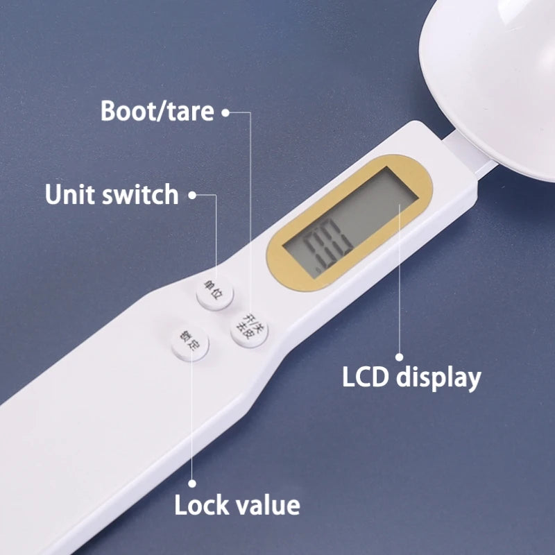 Cuchara EasyMeasure: báscula digital ajustable para utensilios de cocina